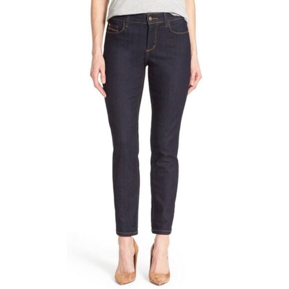 NYDJ Alina Stretch Ankle Skinny Jeans DK Enzyme Dark Wash Skinny Jeans Sz 18 NWT
